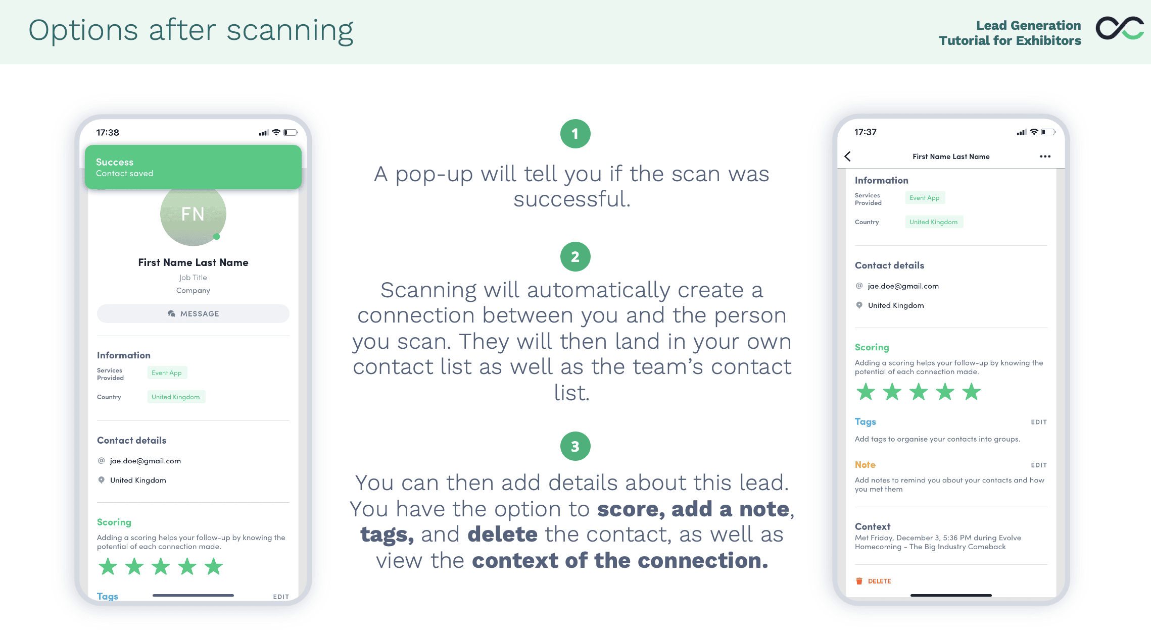 Swapcard Lead Generation
