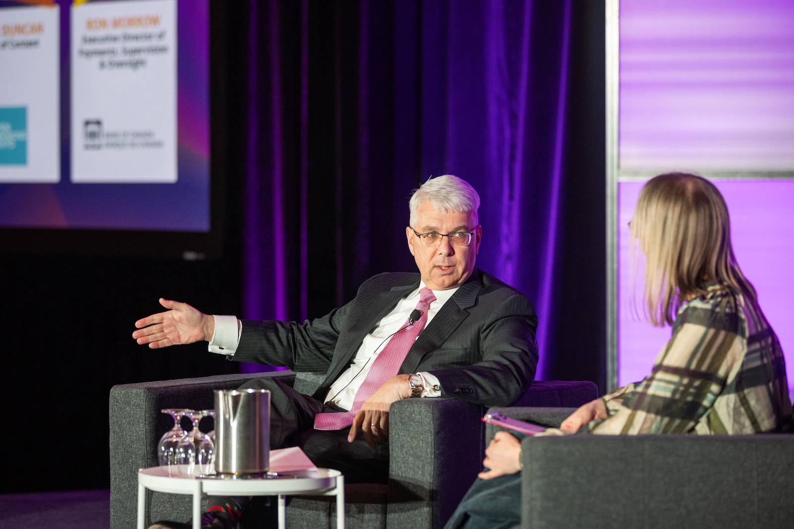 Ron Morrow, executive director of payments, supervision and oversight at the Bank of Canada, speaking at Open Banking Expo Canada 2026